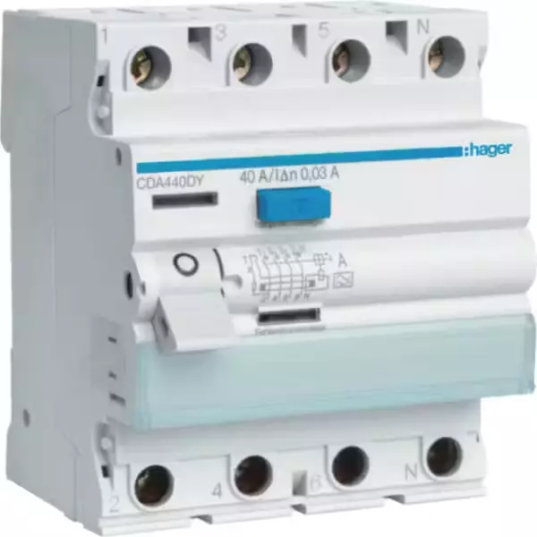Hager FI-Schutzschalter CDA440DY 4polig