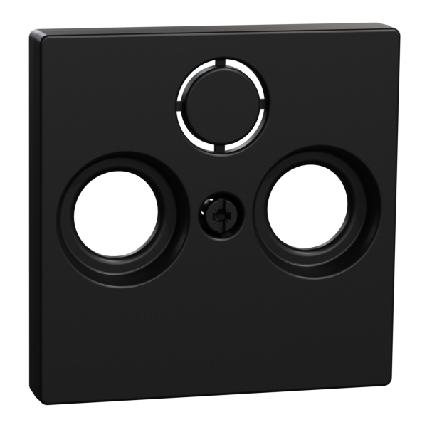 Merten Zentralplatte MEG41230403 Antennenabdeckung schwarz matt 
