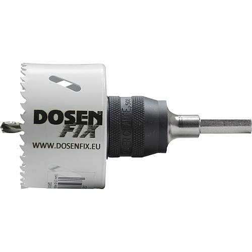  Bohrkrone, Dosenfräser Ø68mm, Lochsäge Ø68mm, Zentrierbohrer Ø6,3mm, Schnellspannadapter