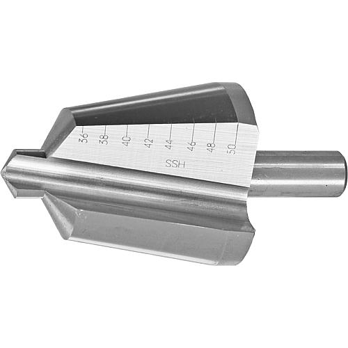 Blechschälbohrer mit gerader Nute, HSS-G, Gr.5, 36-50mm