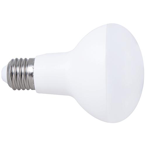 LED Reflektor -  Lampe, R80, E27, 8W, Ø80mm, opal, warmweiss